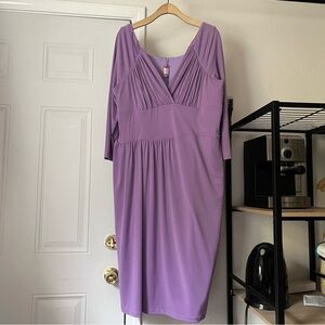 Elegant Purple Women's Dress